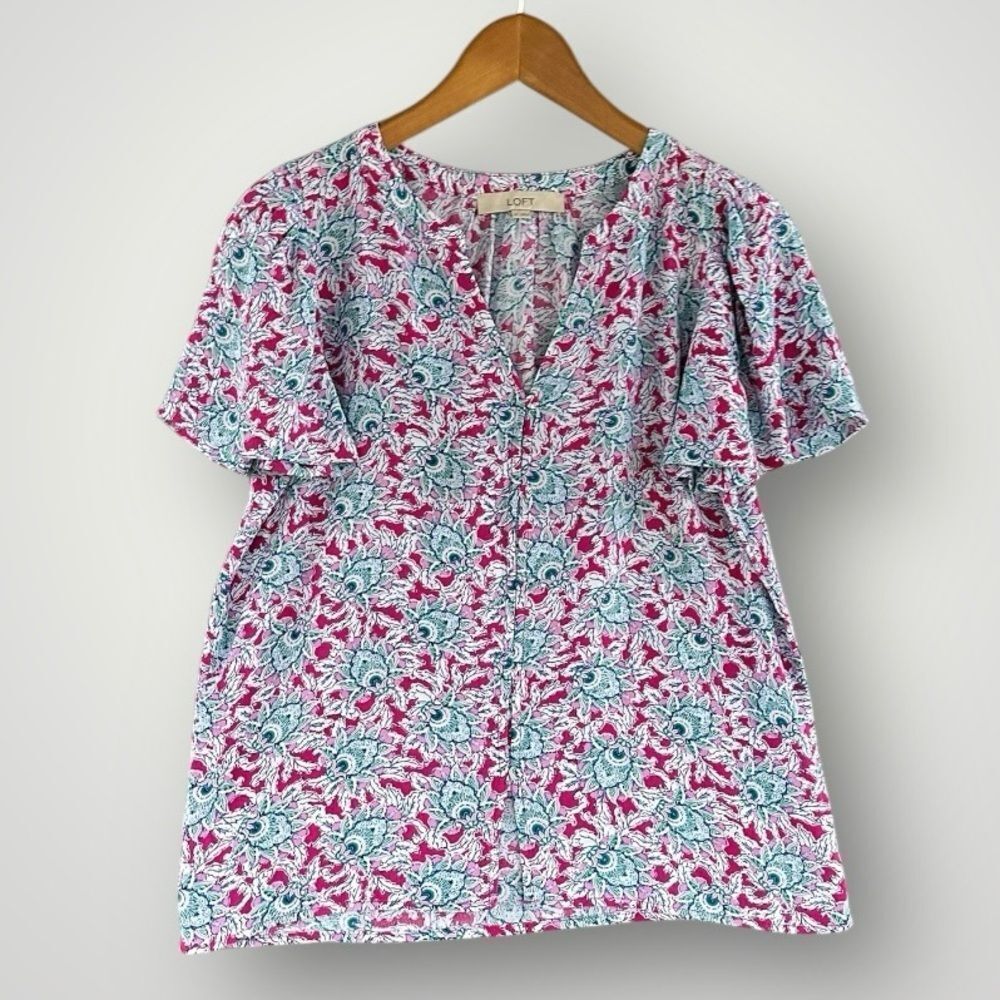 🎉5 for $45🎉 Loft top blouse shirt size XS